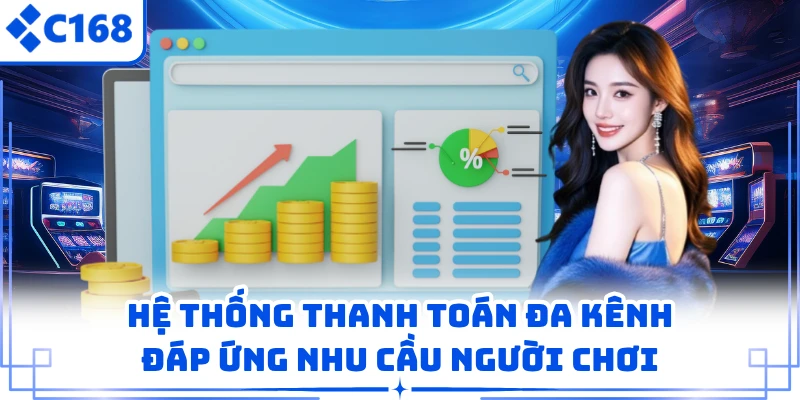 Hệ thống thanh toán đa kênh đáp ứng nhu cầu người chơi